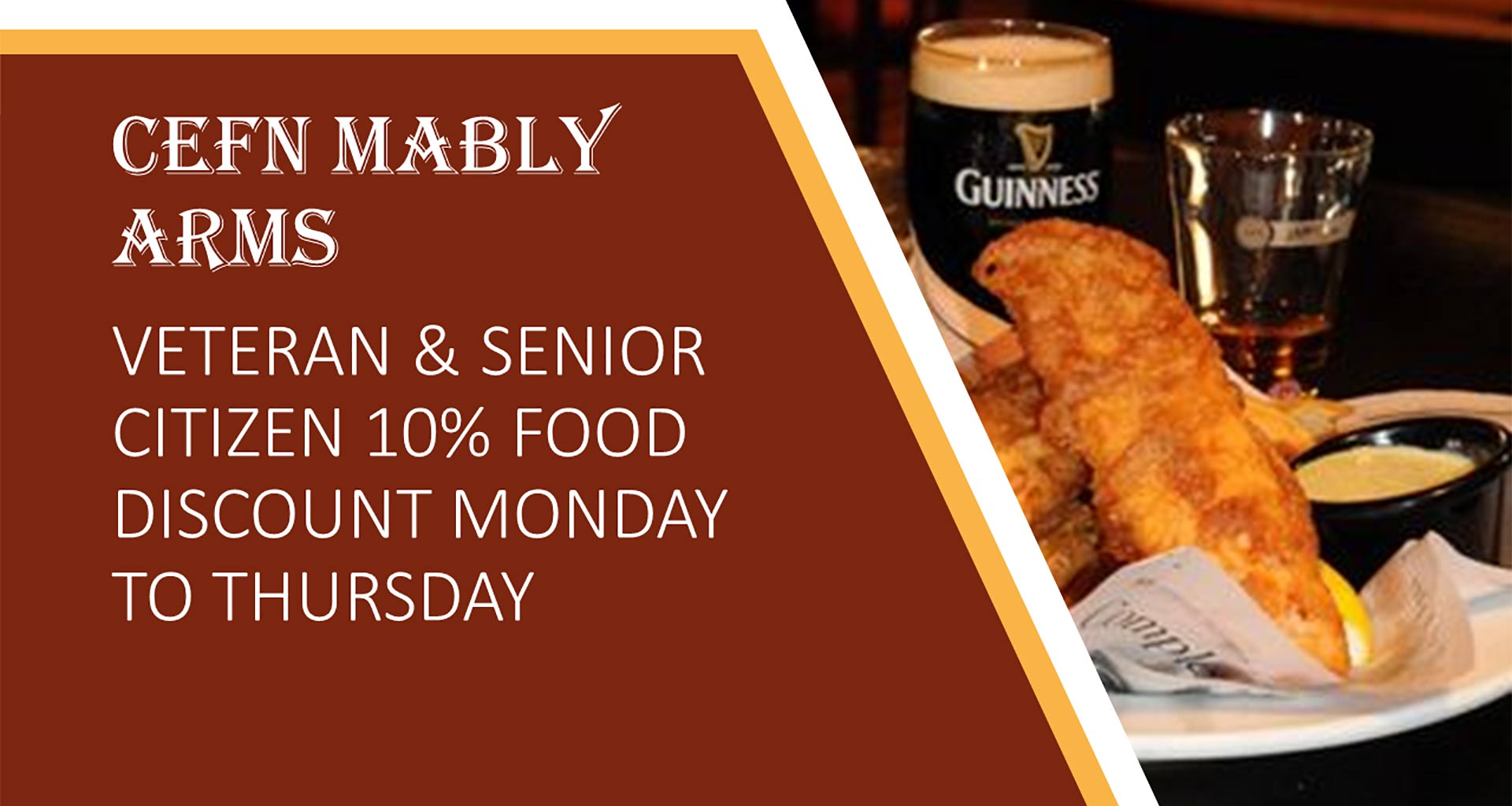 Cefn Mably Arms Senior Citizen Deal