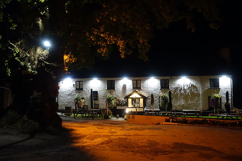 Cefn Mably Arms at Night