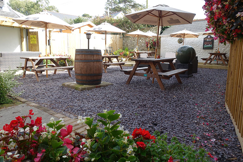 Cefn Mably Arms Rear Garden