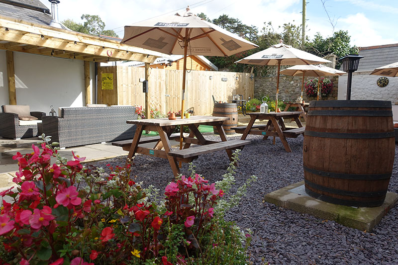 Cefn Mably Arms Rear Garden